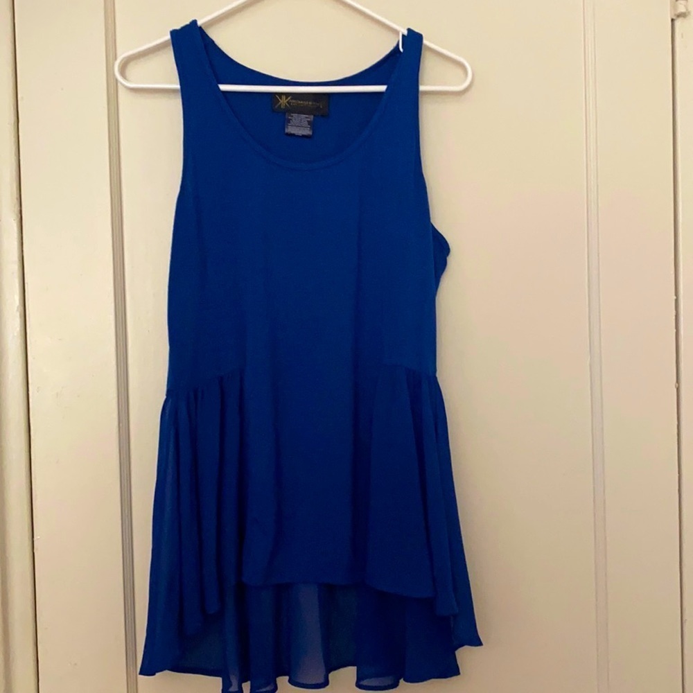 Kardashiankollection blue top size: L